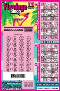 Flamingo Bingo Scratched