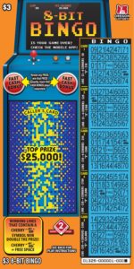 8 Bit Bingo Ticket