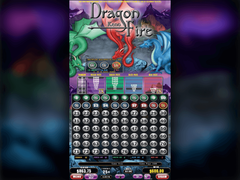 Dragon Fire Keno 1