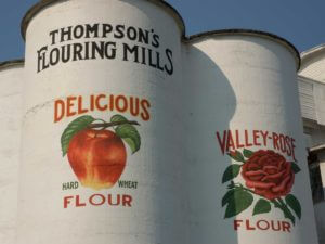 Silos at Thompson's Mills