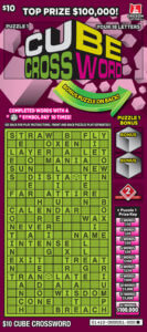 Cube Crossword Ticket