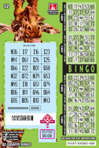 Giraffe Bingo scratched